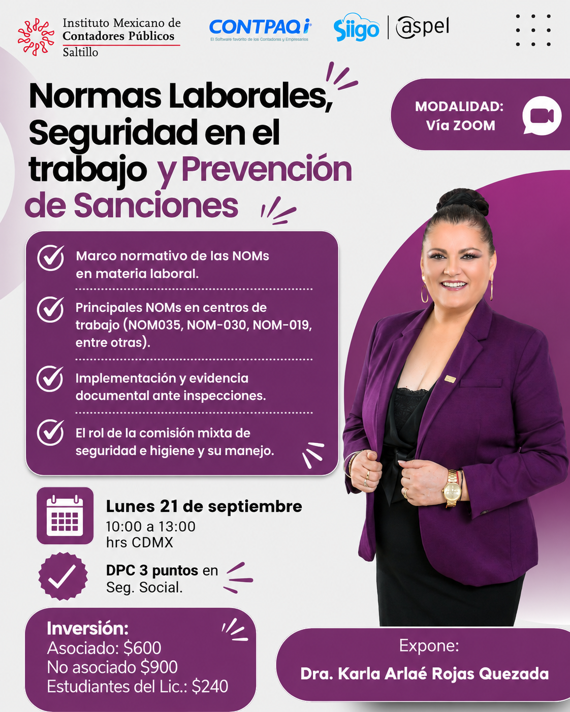 NORMAS LABORALES, SEGURIDAD EN EL TRABAJO Y PREVENCIÓN DE SANCIONES