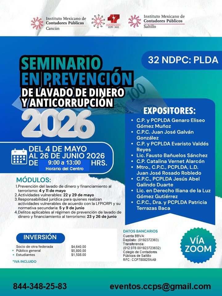 Seminario PLDA 2026