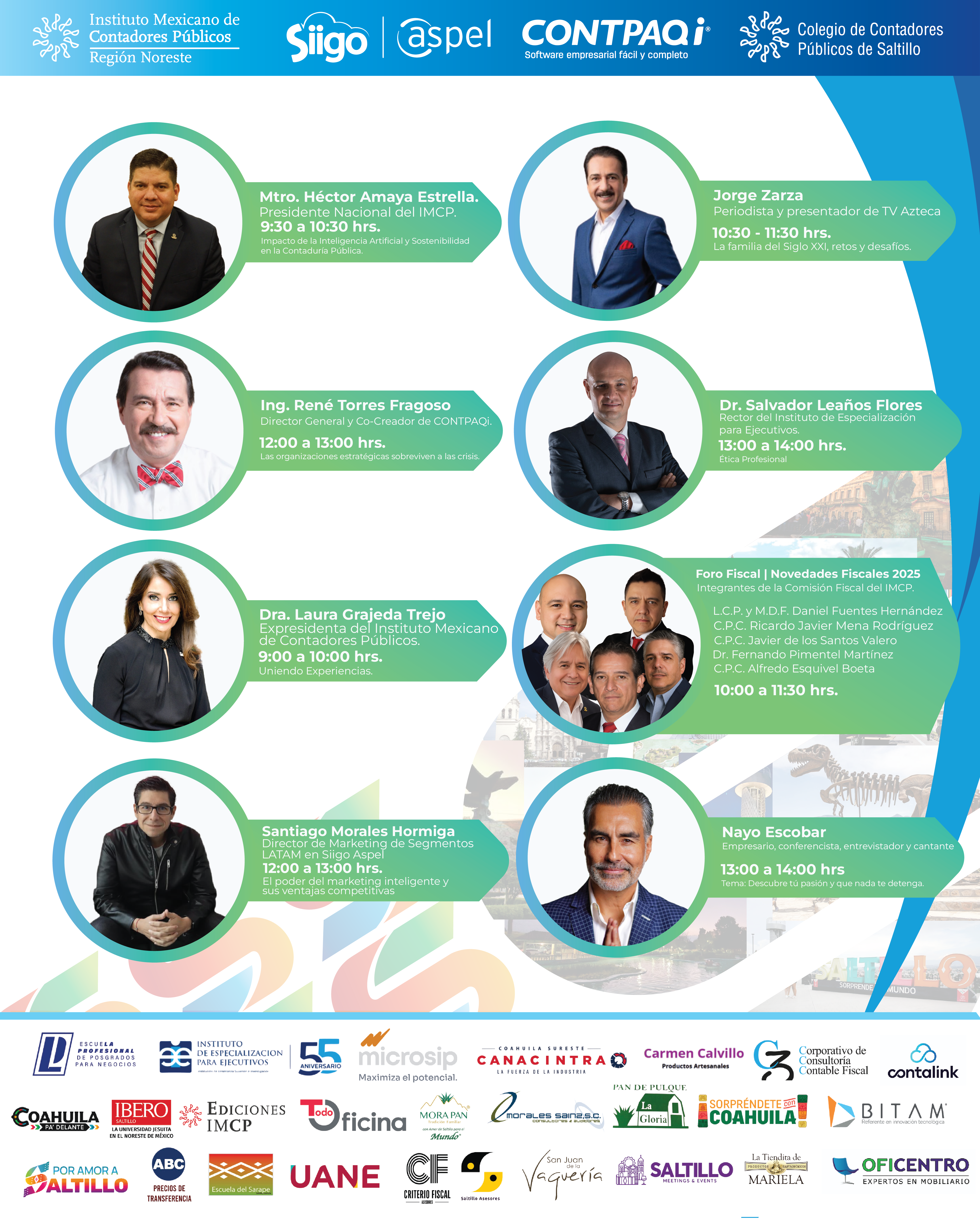  ¡Acompáñanos a la 38ª Convención Regional del IMCP Zona Noreste!