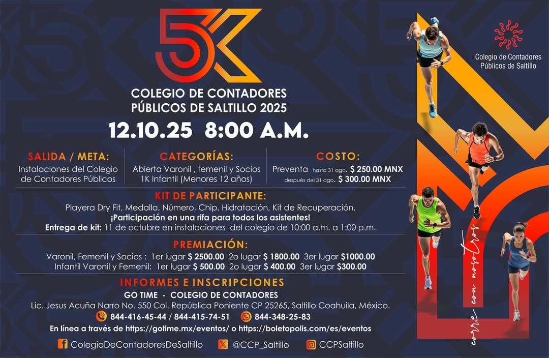 Carrera de Contadores 5k y 1k Infantil 